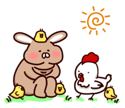 Meat-loving!!diet rabbit Vol.2 sticker #4584966