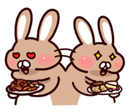 Meat-loving!!diet rabbit Vol.2 sticker #4584988