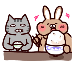 Meat-loving!!diet rabbit Vol.2 sticker #4584989