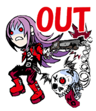 badgirl & horror tv sticker #4585613