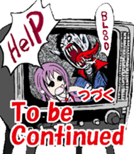 badgirl & horror tv sticker #4585630