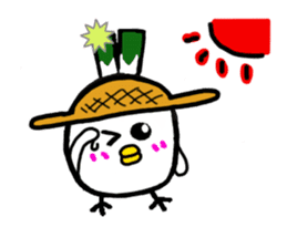 Negi Bird Tottori Japan fellow Negibouzu sticker #4585834