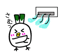 Negi Bird Tottori Japan fellow Negibouzu sticker #4585836