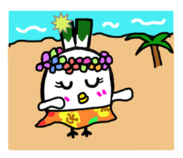 Negi Bird Tottori Japan fellow Negibouzu sticker #4585838