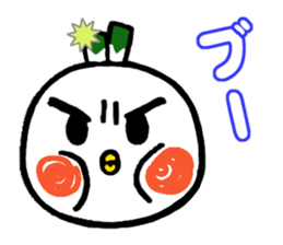 Negi Bird Tottori Japan fellow Negibouzu sticker #4585842