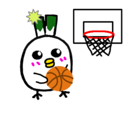 Negi Bird Tottori Japan fellow Negibouzu sticker #4585854