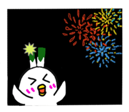 Negi Bird Tottori Japan fellow Negibouzu sticker #4585856