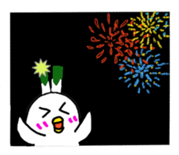 Negi Bird Tottori Japan fellow Negibouzu sticker #4585856