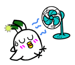 Negi Bird Tottori Japan fellow Negibouzu sticker #4585858