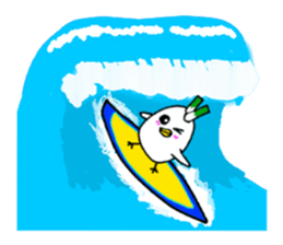 Negi Bird Tottori Japan fellow Negibouzu sticker #4585860