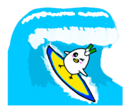 Negi Bird Tottori Japan fellow Negibouzu sticker #4585860