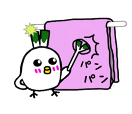 Negi Bird Tottori Japan fellow Negibouzu sticker #4585865