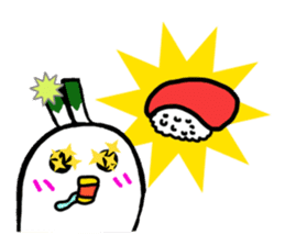 Negi Bird Tottori Japan fellow Negibouzu sticker #4585869