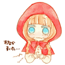 Red food Sticker sticker #4586090