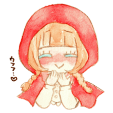 Red food Sticker sticker #4586102