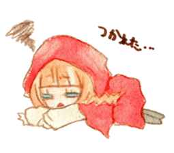 Red food Sticker sticker #4586104