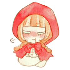 Red food Sticker sticker #4586107