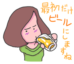 Women to eat sticker #4586233