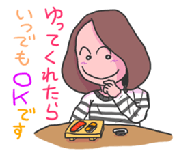 Women to eat sticker #4586261