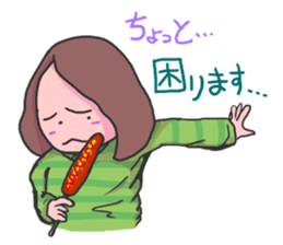 Women to eat sticker #4586271