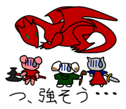 RPG Sticker (Cat,dog,bear) sticker #4586556