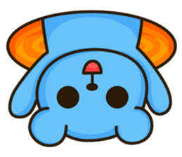 Lovely Blue Bear sticker #4586632