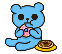 Lovely Blue Bear sticker #4586635