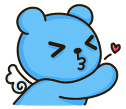 Lovely Blue Bear sticker #4586638