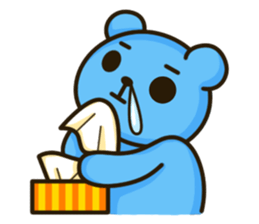Lovely Blue Bear sticker #4586645