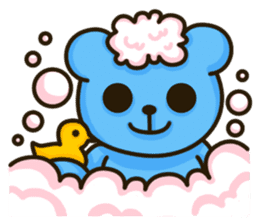 Lovely Blue Bear sticker #4586651