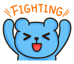 Lovely Blue Bear sticker #4586662