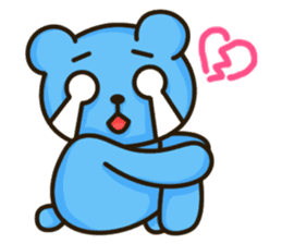 Lovely Blue Bear sticker #4586665