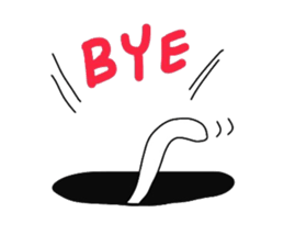 White cat Mimiko sticker #4586757