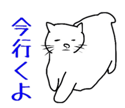 Fat cat Daily conversation sticker #4587079