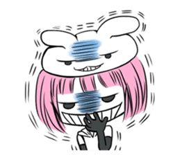 Crab&Bunny sticker #4588858