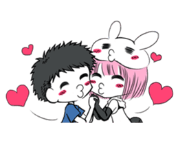 Crab&Bunny sticker #4588868