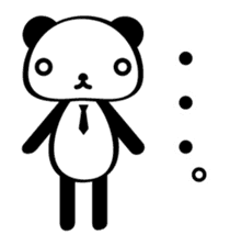 Panda sometimes bear sticker #4589077