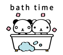 Panda sometimes bear sticker #4589101