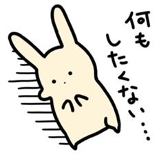 Lazy Rabbits sticker #4589314