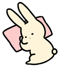 Lazy Rabbits sticker #4589317