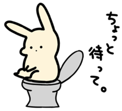 Lazy Rabbits sticker #4589319