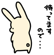 Lazy Rabbits sticker #4589324
