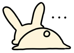 Lazy Rabbits sticker #4589328