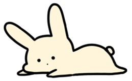 Lazy Rabbits sticker #4589339