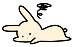 Lazy Rabbits sticker #4589340