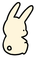 Lazy Rabbits sticker #4589341