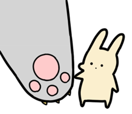 Lazy Rabbits sticker #4589343