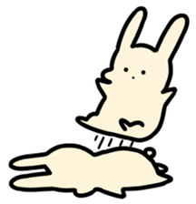 Lazy Rabbits sticker #4589345