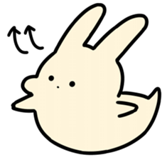 Lazy Rabbits sticker #4589346