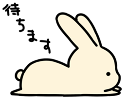Lazy Rabbits sticker #4589350
